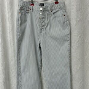 Urban Outfitters Gray Striped Jeans